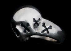 画像1: L.K.C Skull Ring (1)