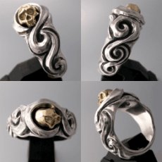 画像2: Spiral Skull Ring (2)