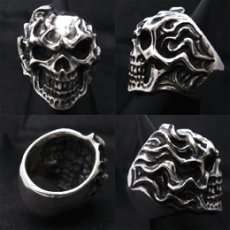 画像2: Skull and Flames Ring (2)