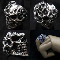 画像3: Skull and Flames Ring (3)