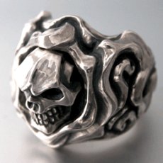 画像1: Hell's Skull Ver.2 Ring (1)
