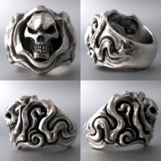 画像2: Hell's Skull Ver.2 Ring (2)