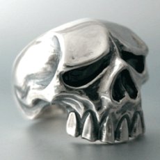 画像1: Logo Face Skull Ring (1)