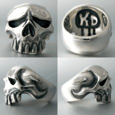 画像2: Logo Face Skull Ring (2)