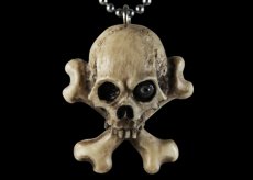 画像1: Cross Bone Skull Key Holder  (1)