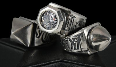 画像1: Rock Jewel Custom Ring (TS)