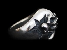 画像4: Cross Bone Skull Ring (4)