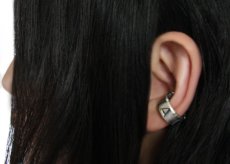 画像5: Message On Ribbon Ear Cuff (HATE) (5)