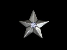 画像2: Shining Star Pierce (Lavender CZ) (2)