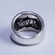 画像1: Domed Ring -Medium- / LOVE (1)
