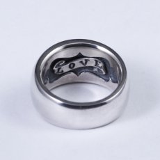 画像1: Domed Ring -Narrow- / LOVE (1)